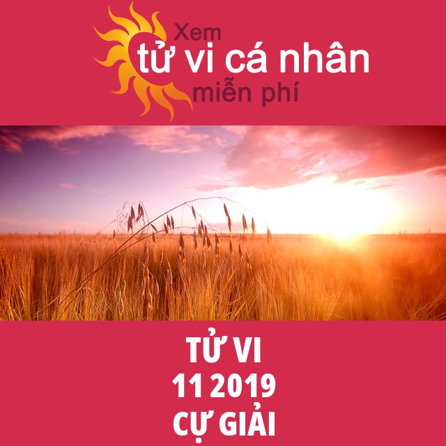 Tử vi Cự Giải tháng 11 năm 2019