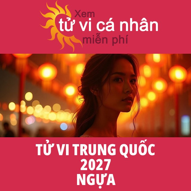 Tử Vi Trung Hoa của Ngựa 2027