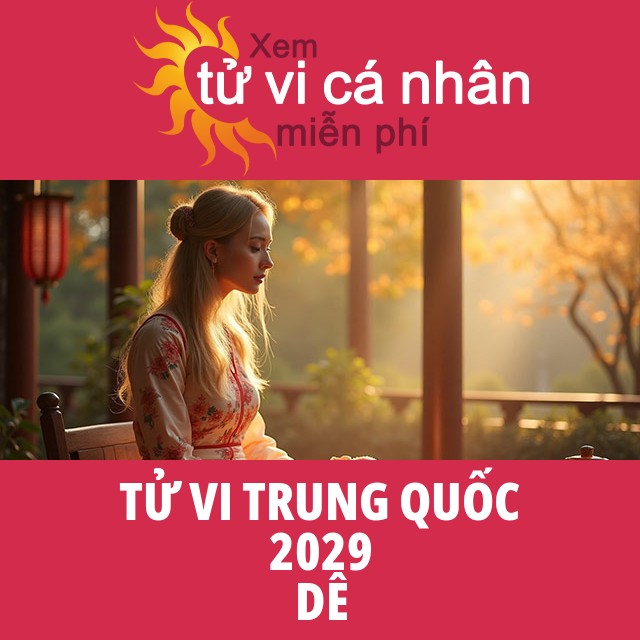 Tử Vi Trung Hoa của Dê 2029