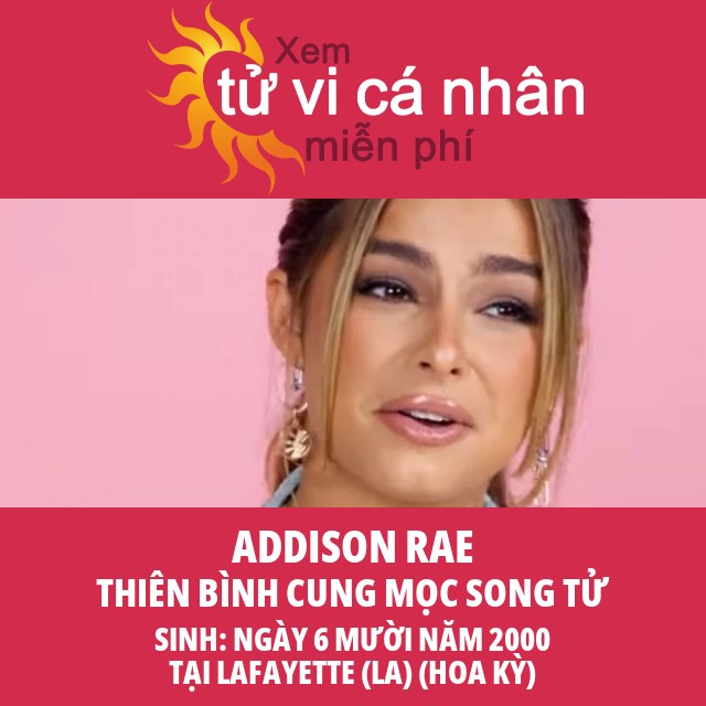 Addison Rae: Những Kiến Thức Chiêm Tinh Về Ngôi Sao Thiên Bình