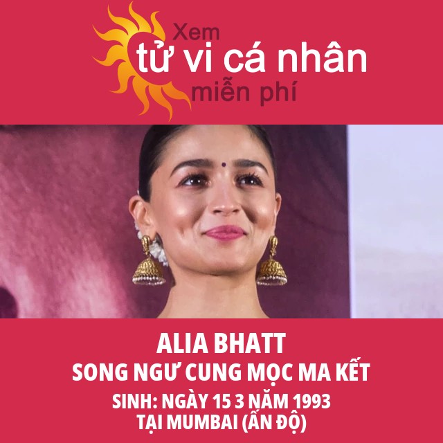 Chân dung chiêm tinh Alia Bhatt: Góc nhìn Bảo Bình
