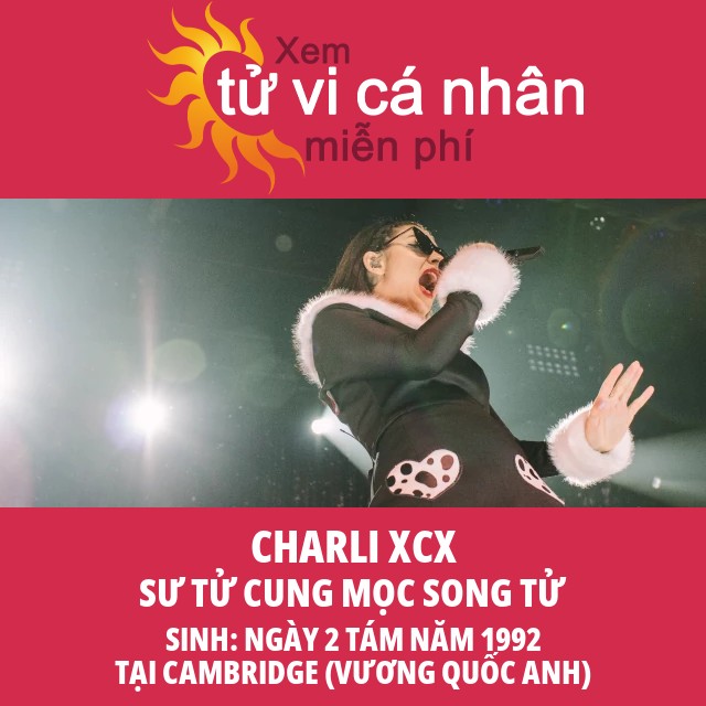 Chân dung Chiêm tinh của Charli XCX: Ngôi sao Sư Tử nổi bật