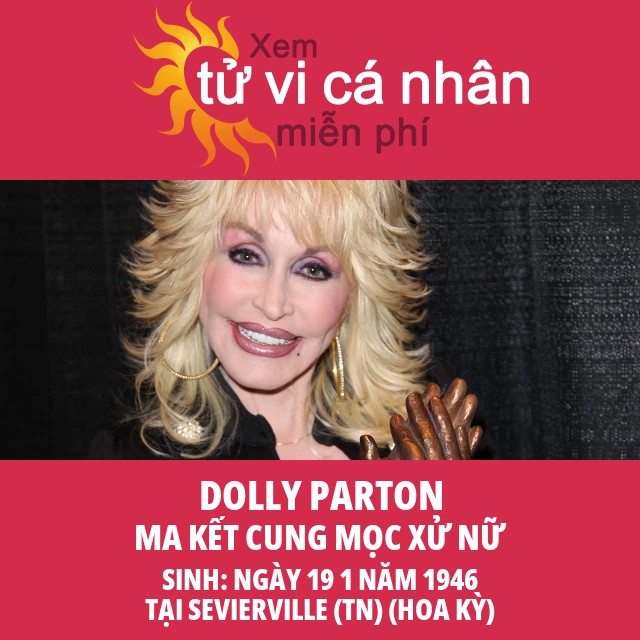 Thông tin chiêm tinh về cung Ma Kết của Dolly Parton