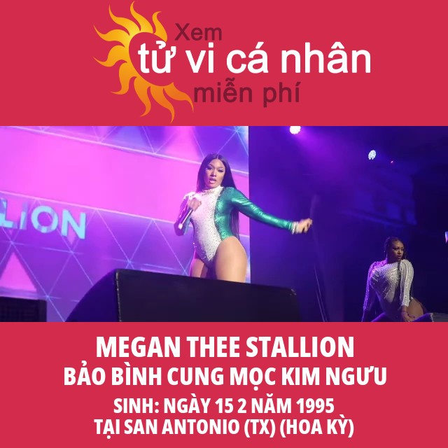 Hồ sơ Chiêm tinh Cung Bảo Bình của Megan Thee Stallion
