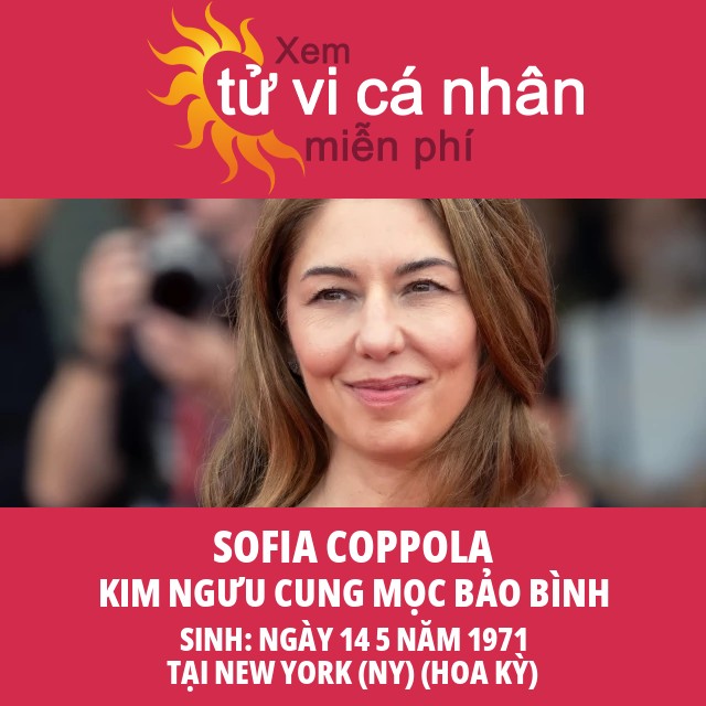 Thông tin về Chiêm Tinh Hạng Tử của Sofia Coppola
