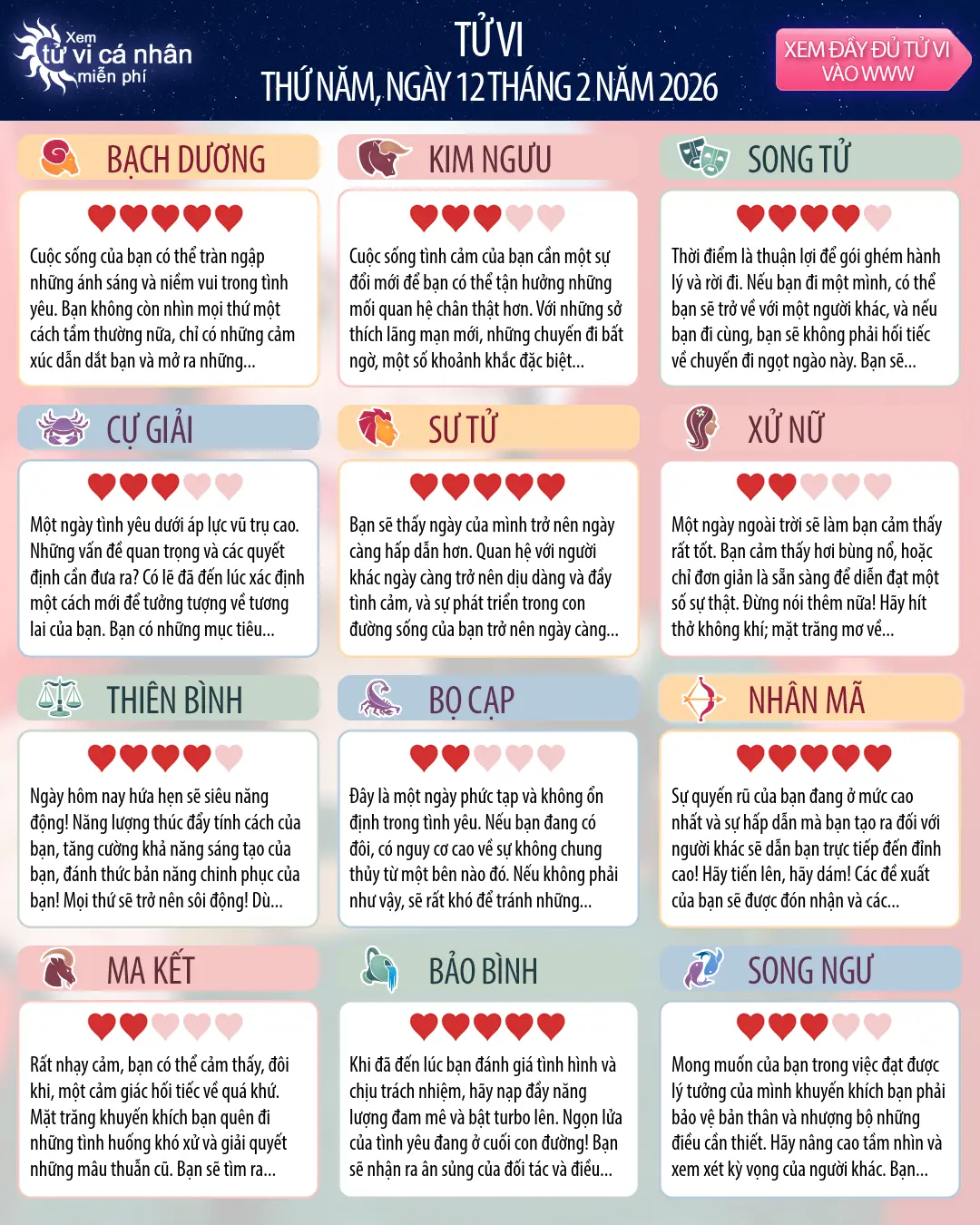 Sư Tử: tử vi ngày mai của bạn, 13, tháng 2 năm 2026
