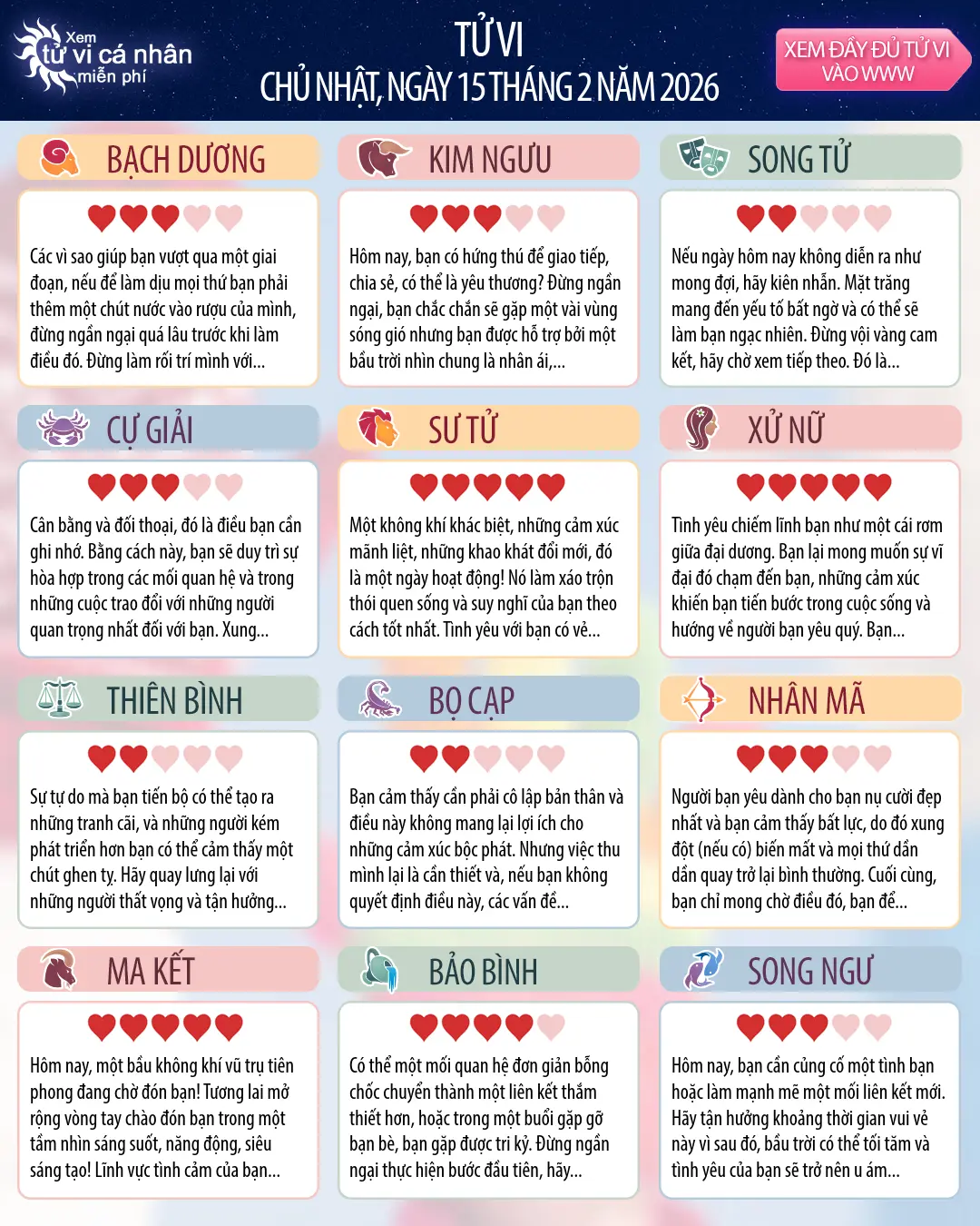 Nhân Mã: tử vi của bạn cho 17, tháng 2 năm 2026