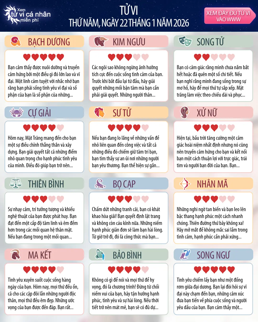 Ma Kết: tử vi của bạn cho 24, tháng 1 năm 2026